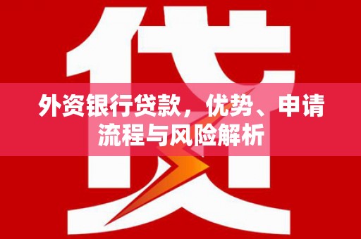 嘉模堂区外资银行贷款，优势、申请流程与风险解析