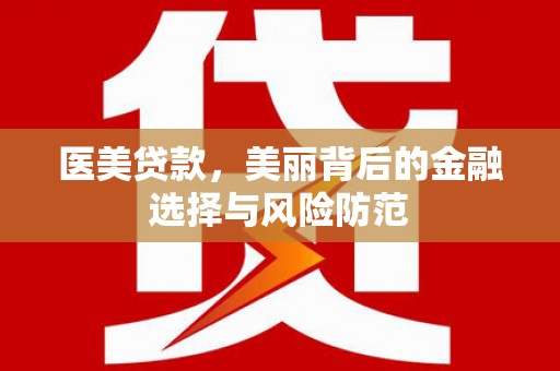 嘉模堂区医美贷款，美丽背后的金融选择与风险防范