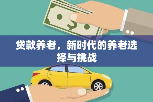 嘉模堂区贷款养老，新时代的养老选择与挑战