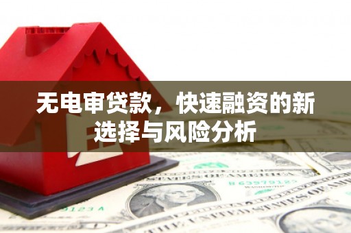 嘉模堂区无电审贷款，快速融资的新选择与风险分析
