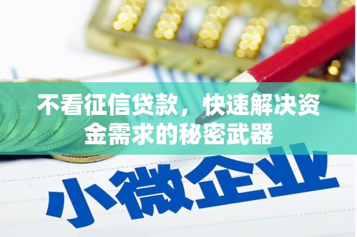 嘉模堂区不看征信贷款，快速解决资金需求的秘密武器