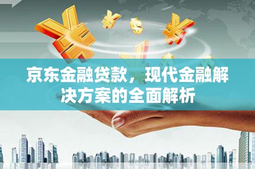 嘉模堂区京东金融贷款，现代金融解决方案的全面解析