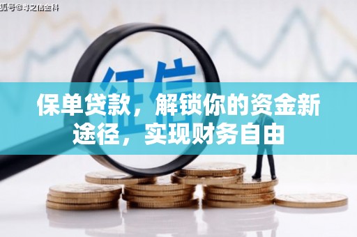 嘉模堂区保单贷款，解锁你的资金新途径，实现财务自由