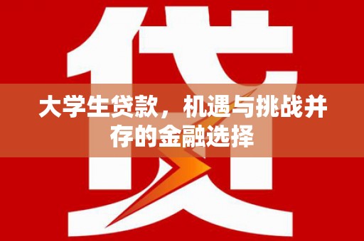 嘉模堂区大学生贷款，机遇与挑战并存的金融选择