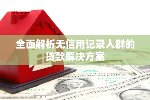嘉模堂区全面解析无信用记录人群的贷款解决方案